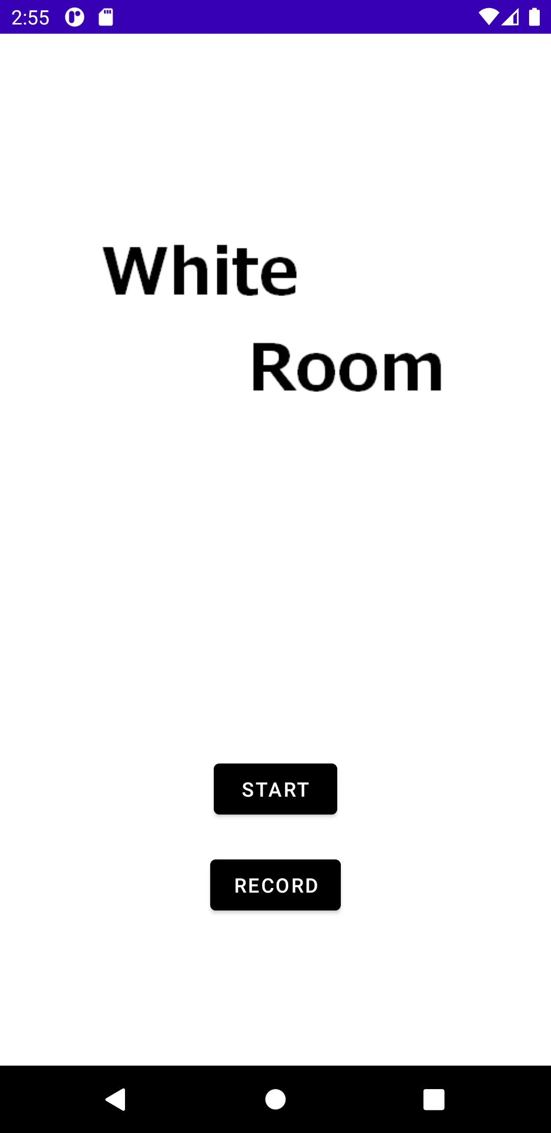 White room screenshot